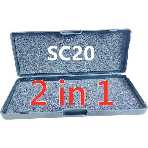 Original Lishi 2 in 1 decoder tool SC20 for lishi House Lock smith Tools