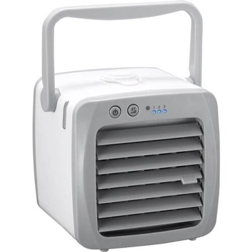 YenvK Portable Mini Air Conditioner Air Cooler Fan USB Rechargeable Desktop Fan For Home