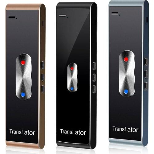 Portable Multi Language Voice Translator T8 Real Time Instant Two-Way 40 Languages Translation for Business Meeting Travel