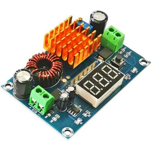 100W 5A DC-DC Step Up Boost Converter Board Digital Display 4-35V to 5-45V Booster Power Supply Module