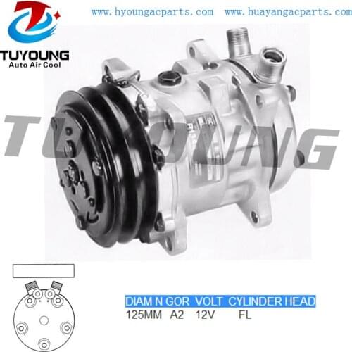 SD5H09 Car Air Conditioning Compressor For 125MM A2 12V