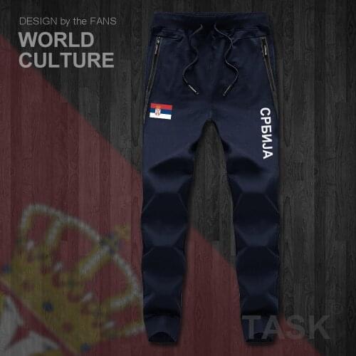 Serbia Serbian Serbs SRB Srbija mens pants joggers jumpsuit sweatpants track sweat fitness fleece tactical casual nation country