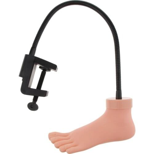 Silicone Model Practice Foot Trainer For Pedicure Toe Nail Art Training Tool