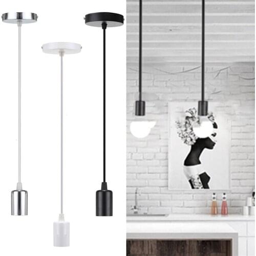 Modern Pendant Lights E27 Lamp Holder Socket E27 Ceiling Lamp Holder Socket Base Light Hanging Fitting