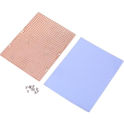 Ultra Thin Pure Copper Heatsink Cooler Hard Disk Heat Sink Thermal Pad for M.2