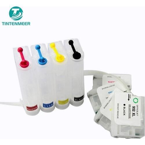 TINTENMEER premium quality empty refillable ciss 952xl 953xl 954xl 955xl with ARC auto reset chip for hp OfficeJet Pro printer