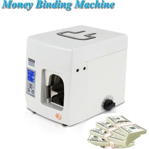 Money Binding Machine LCD Touch Money Binder Intelligent Multi-function Banknote Binder Instrument Bundle Equipment MS-8011A