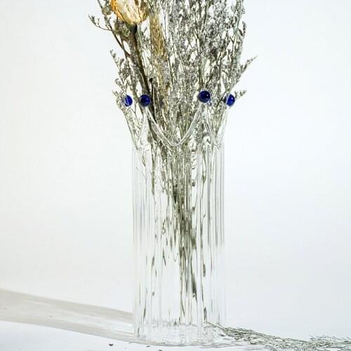 Flower Vase for Table Nordic Glass Nordic Vase Hydroponics Plants Vases Ornaments Home Modern Glass Candle Holder