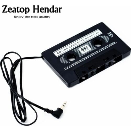 1Pcs Car Audio Tape Cassette To Jack AUX for IPOD MP3 IPhone 3.5mm Conection to Car Connector