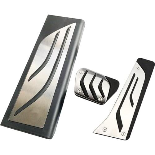 Car Styling Gas Brake Pedal Cover Treadle Footrest Non-Slip Accelerator Overlay Accessories For BMW X3 G01 X4 G02 2018- 2020 LHD