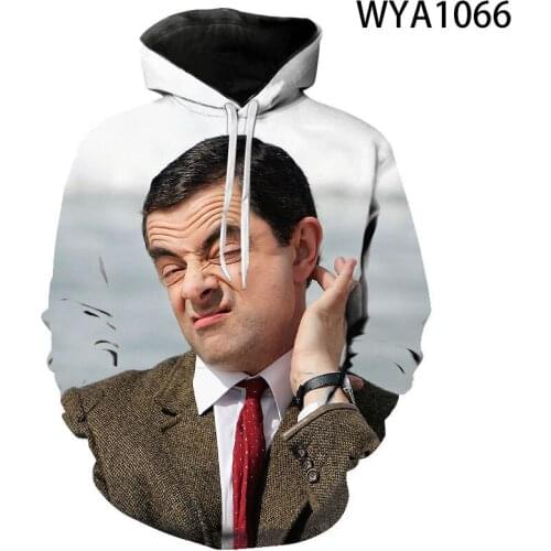 Johnny English Strikes Again Hot Sale Long Sleeve Casual Hooded Sweatshirts Anime Fashion Streetwear Clothes Custom Boys Girls