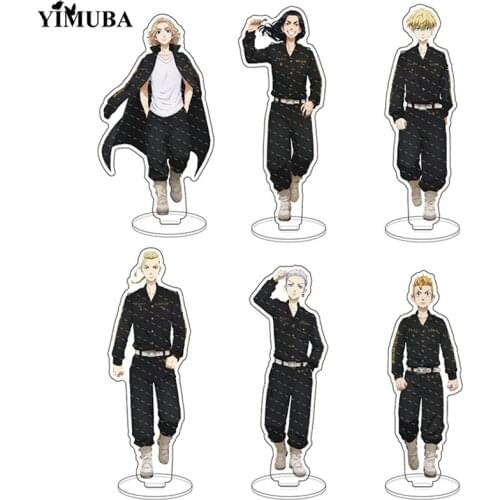 Anime Tokyo Revengers Acrylic Stand Figure Model Figure Manjiro Ken Chifuyu Takashi Kazutora Keisuke Standing Model Plate Holder