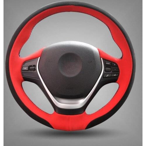 Shining wheat Hand-stitched Car Steering Wheel Cover for BMW F30 320i 328i 320d F20