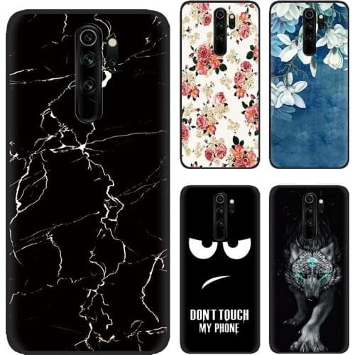 Anti-knock Back Phone Cover For Xiaomi Redmi Note 8 Pro Colorful Phone Cover Painted TPU Silicone back Fashionable Cover Desig