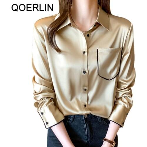 Офисные блузки QoerliN China At AliExpress