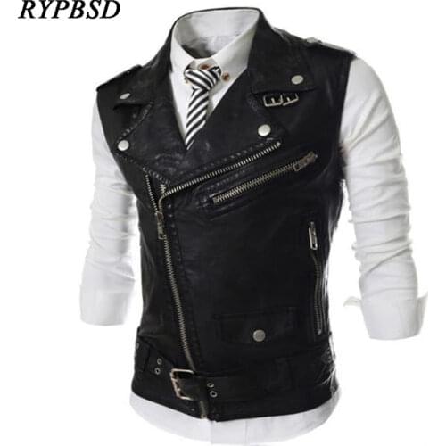 RYPBSD Men's Leather Vests China