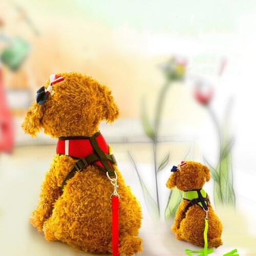 Pet Control Harness for Dog Cat Soft Mesh Walk Collar Safety Strap Vest type traction rope