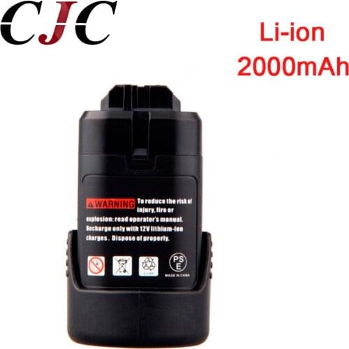 New 10.8V Li-ion 2000mAh Replacement Power Tool Rechargeable Battery for Bosch BAT411 2 607 336 014 PS40-2 PS20-2 PS10-2