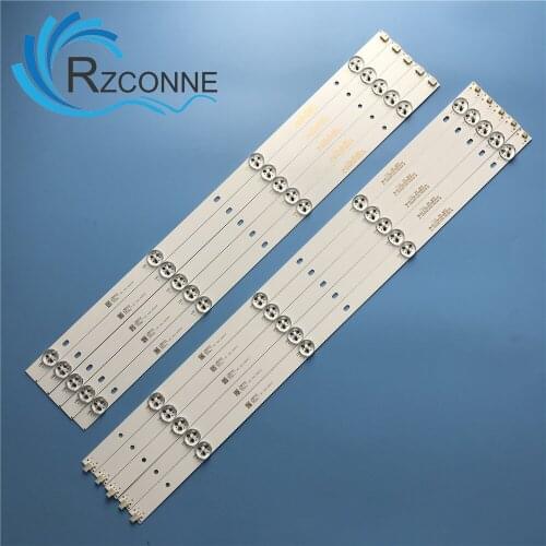 LED backlight strip 8 lamp for Skyworth 55"TV SKY55QP JL.D55081330-083AL-M 083AR-M