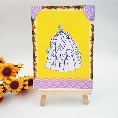 Waist Wedding Dress Metal Cutting Dies Stencils for DIY Scrapbooking Decorative Embossing DIY Paper Cards Photo Album Craft Dies