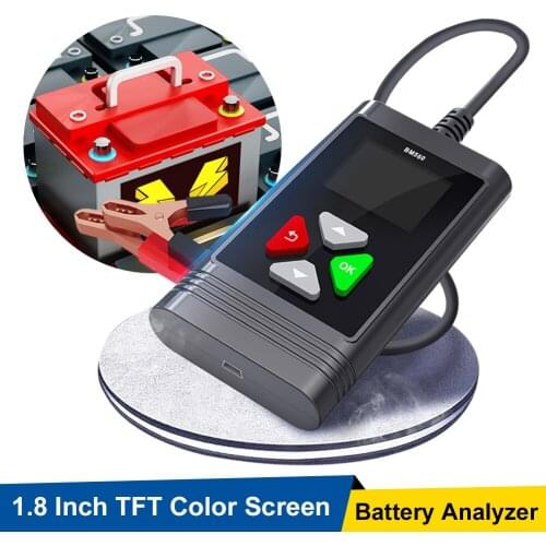 Dropship 6V 12V Car Battery Tester Analyzer 100-2000CCA 2-220AH Cranking Test Reverse Protection Charge Check Diagnostic tools