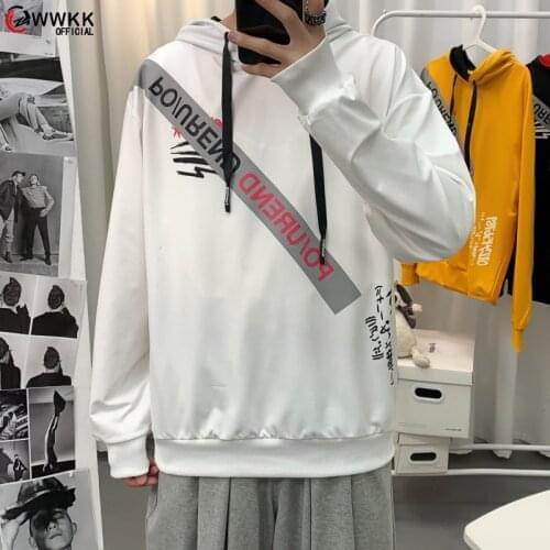 WWKK Fashion Handsome Streetwear Harajuku Hoodie Sweatshirt Multiple Colour Men Women Hip Hop Hoodies Pullover Plus size M-3XL