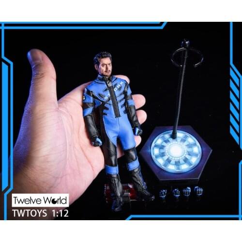 1/12 Full Set TW1915 MK5 Tony Head & Body Racing Suit Overalls 6'' Action Figure for Fans Gifts Pre-sale