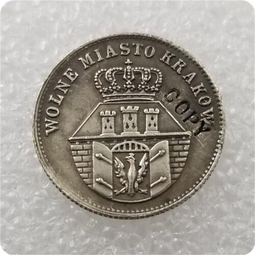 1835 Poland 10 GROSZY COIN COPY