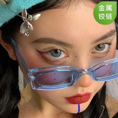 2021 Square Lady Sunglasses Women Luxury Brand Travel Small Rectangle Sun Glasses Men and Women Eyeglasses Vintage Retro