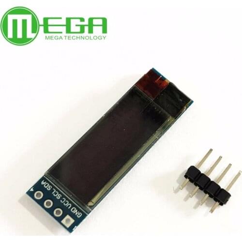 5PCS 0.91 Inch 128x32 IIC I2C Blue OLED LCD Display DIY Module SSD1306 Driver IC DC 3.3V 5V For Arduino PIC