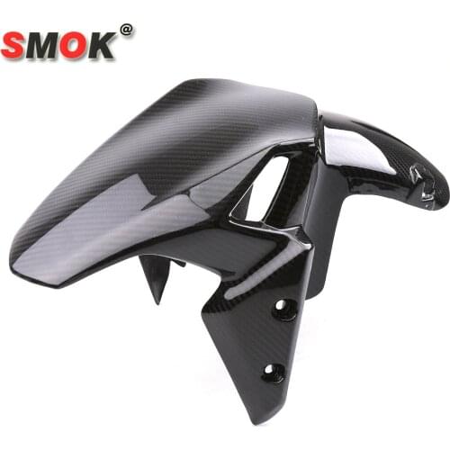 SMOK 100% Real Carbon Fiber fender for kawasaki z900 2017 2018 2019 Front Fender Splash Mud Dust Guard Mudguard
