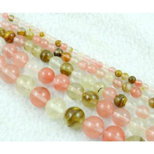 4.6.8.10.12MM Natural stone Jewelry Making loose GEM beads strand L28