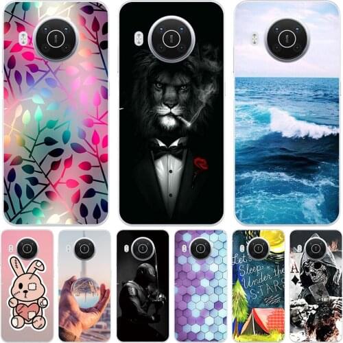 For Nokia X10 X20 2021 6.67 inch Cases Silicone Soft TPU Back Cover Protective Cute Fundas Luxury Coque Bags