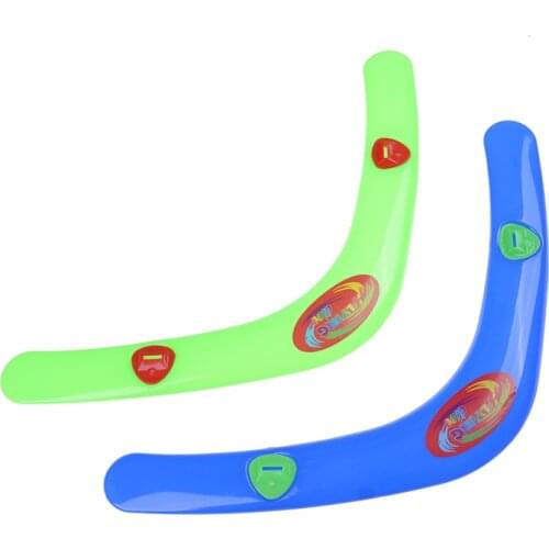 Child Funny V Shaped Boomerang Returning "Throwback" Whistler Boomerang Toy Random Color 1PCS