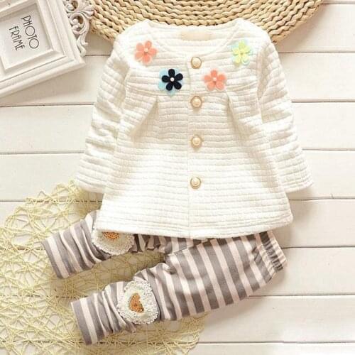 Baby Girl Clothes 2020 Spring Fashion Newborn Baby Girls Clothes Set 3-24M Cotton Full Sleeve Clothing