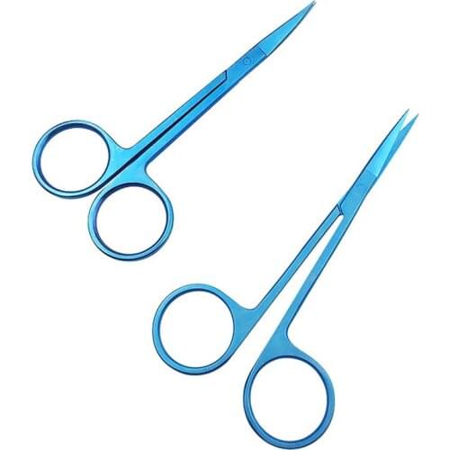 Ophthalmic instruments Titanium Iris Scissors Straight/Curved eye instrument