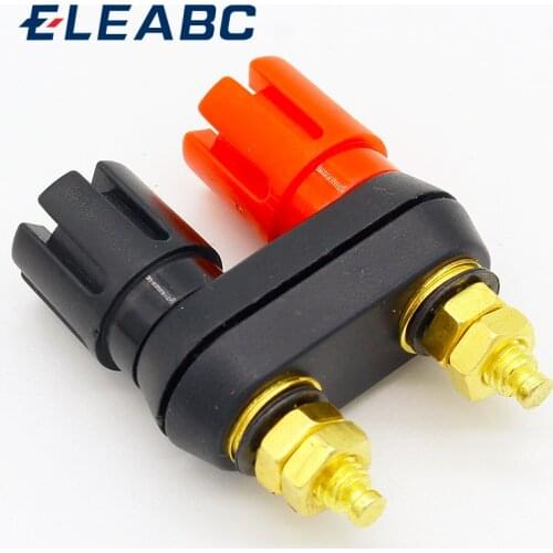 Speaker banana plug BINDING POST terminal connector banana socket Dual Female Banana Plug for Speaker Amplifier 1pc