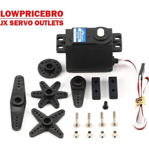 JX PDI-4806HB 6.21kg Plastic Gear Digital Servo Motor for 1/10 1/8 RC Car Boat Fixed Wing Truck Buggy Helicopter