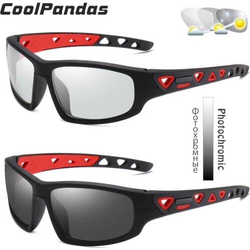 Sport Photochromic Polarized Sunglasses Men Outdoor Driving Fishing Sun Glasses for Day Night Vision glasses gafas de sol hombre