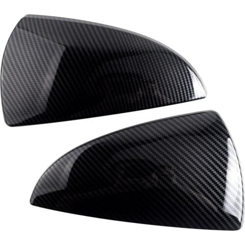 Carbon Fiber Texture 2pcs Rearview Wing Mirror Cover Trim Fit For Lexus UX 200 250H ES 350 300H LC LS 500H 500 RC 350 300 RS F