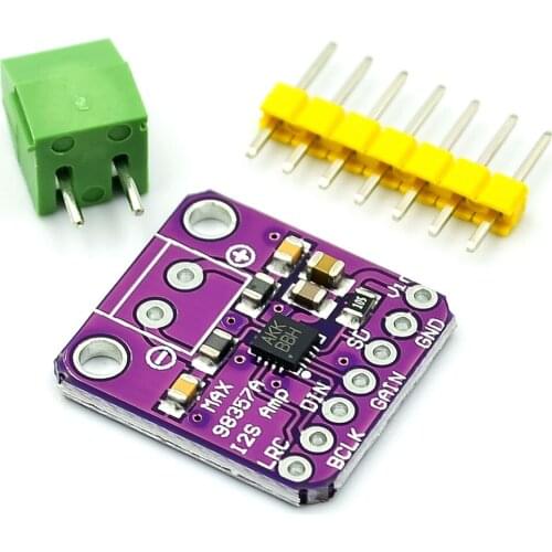 Max98357 I2S 3W Class D Amplifier Breakout Interface Dac Decoder Module Filterless Audio Board For Raspberry Pi Esp32