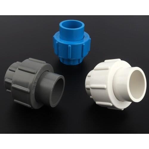 1pc Inner Dia.32mm PVC Union Connectors Greenhouse Irrigation Tube Fittings Aquarium Tank Pipe Adapter Garden Water Connectors