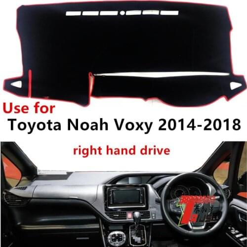 TAIJS Factory Sport protective Polyester Fibre Car Dashboard Cover For TOYOTA Noah Voxy 2014-2018 Right hand drive