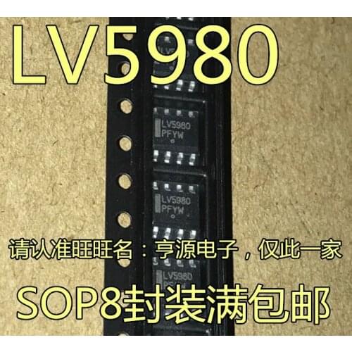 100% New&original In Stock 5pcs/lot LV5980 LV5980MC LV5980MC-AH SOP8