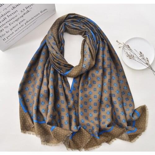 2020 Women Floral Pattern Cotton Printed Pattern Scarf 10pcs/lot