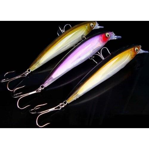 3PCS Sea Fishing Big Minnow Fish Bass lure hook baits 45g/16cm