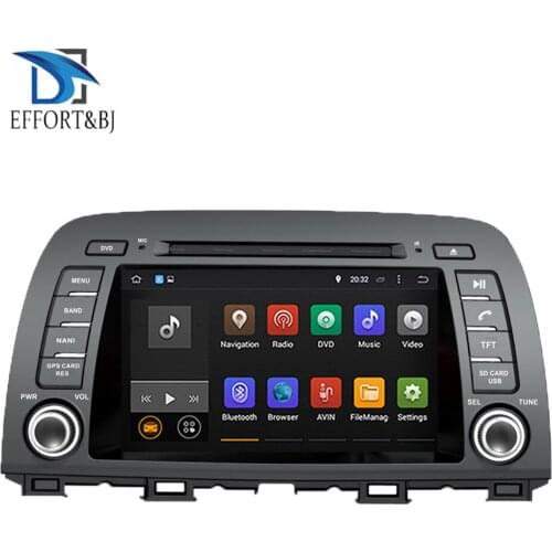 8'' Android 9.0 Octa Core 4GB+32GB Car PC GPS Radio Stereo with BT For MAZDA CX-5 2012-2019 Head Unit Steering wheel multimedia