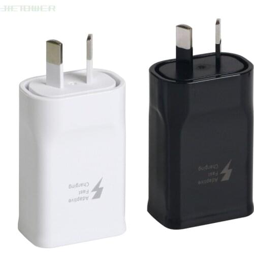 50pcs/lot AU Plug USB Wall Travel Fast Charger Adapter Phone for IPhone 8 7 6 for Samsung Galaxy S7 6 Note4 5