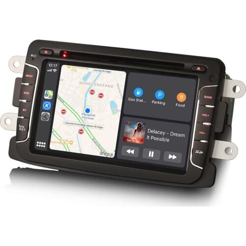 7" Android 10.0 OS Car DVD Multimedia Navigation GPS Radio for Dacia Sandero 2012-2017 & Logan 2013-2017 & Lodgy 2012-2017