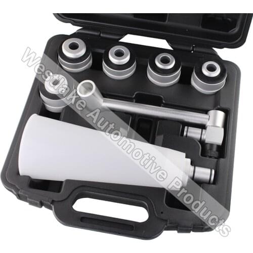 8PCS Universal Oil Filling System Tool Set with 2 Liter Oil Funnel Aluminum Material